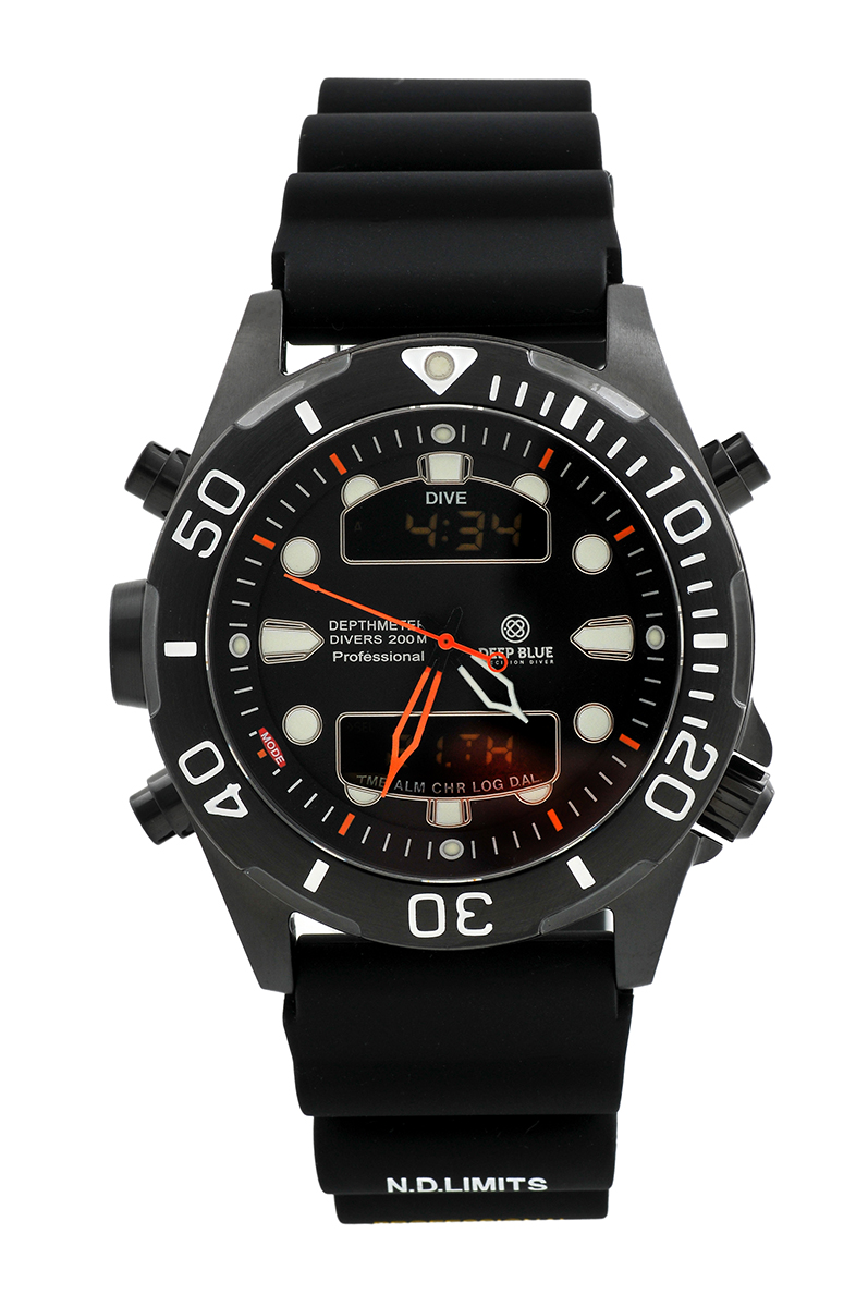 Часы Deep Blue Depthmeter Ana/Digi DMADPVDBLK